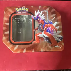 Pokemon trading card game tin box/ 7”x6” - Image 1