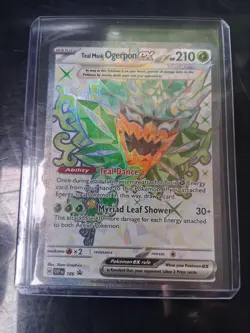 Teal Mask Ogerpon ex 166 Full Art Scarlet & Violet Promo Pokemon Card - Image 1