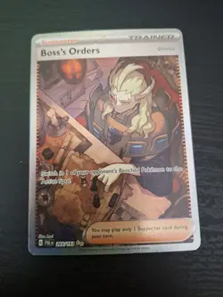 Pokemon TCG Boss's Orders 265/193 Sv02: Paldea Evolved Holo Card English Edition - Image 1