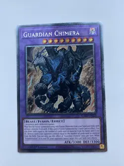 Yu-Gi-Oh! Guardian Chimera Platinum Secret Rare Card RA02-EN023 - Image 1