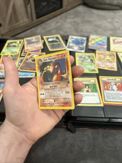 Dark Charizard TCG 4/82 Holo Rare Card LP Grade Ready PSA BGS CGC Team Rocket! - Image 3