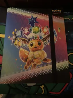 Pokemon Binder-Prismatic Evolutions-Binder ONLY-9 Pocket-360 Trading Card Slots - Image 1