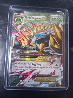 Pokemon TCG M Mega Metagross EX XY35 Black Star Promo Card English Edition - Image 1