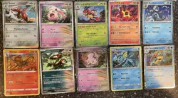 21x Pokemon Card Lot: Ultra Rare EX/VMAX + Full Art Trainer Japanese & English - Image 1
