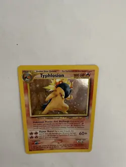 Pokemon TCG Typhlosion Neo Genesis Holo Card 17/111 Unlimited Rare - Image 3