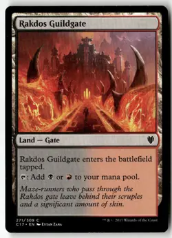 RAKDOS GUILDGATE #271 (COMMON) MTG COMMANDER 2017 - Image 1