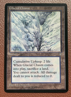 Glacial chasm MTG Magic the gathering - Image 1