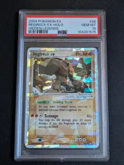 Pokemon Regirock ex 98/101 EX Hidden Legends PSA 10 GEM MINT New Cert - Image 1