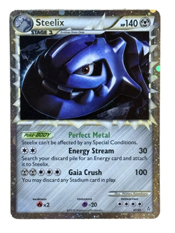 Steelix Pokemon Prime Stage 1 Unleashed Holo 87/95 Near Mint Cards HP 140 - Image 1