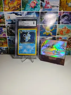 2000 Pokemon Team Rocket 1st Edition Holo Dark Blastoise #3 CGC 9 MINT - Image 1