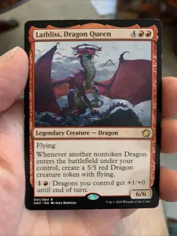 Lathliss Dragon Queen MTG Magic the Gathering Card NM LP GN2 - Image 1