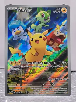 Pikachu - 027 (Pokemon Center Exclusive) 027 Sv: Scarlet & Violet Promo Cards... - Image 1