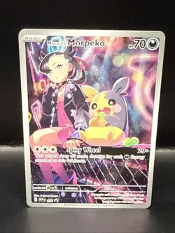 Pokemon TCG Marnie's Morpeko SVP 206 Rival Battle Deck Black Star Promo A - Image 1