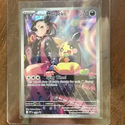 Pokemon TCG Marnie's Morpeko SVP 206 Rival Battle Deck Black Star Promo A - Image 2