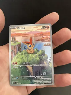 Victini Promo Illustration Rare SVP208 Pokemon Black Bolt White Flare Promo NM - Image 4
