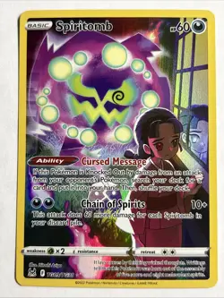 Pokemon SWSH Lost Origin Spiritomb Trainer Gallery Full Art TG09/TG30 - Image 1