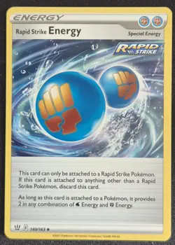 POKEMON NON HOLO - SWSH BATTLE STYLES - RAPID STRIKE ENERGY 140/163 - Image 1