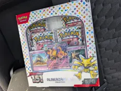Pokemon TCG Alakazam EX 151 Promo Evolution Set Abra, Kadabra, Alakazam EX - Image 1