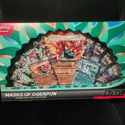 Masks of Ogerpon ex Scarlet & Violet Pokemon TCG Premium Collection - Image 1
