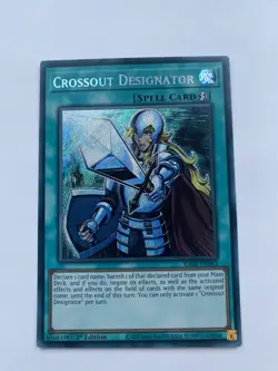 Crossout Designator RA02-EN063 Secret Rare Near Mint 1st Edition Yugioh - Image 1