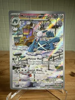 Pokemon Metagross TCG Temporal Forces Illustration Rare Card 178/162 Mint - Image 1