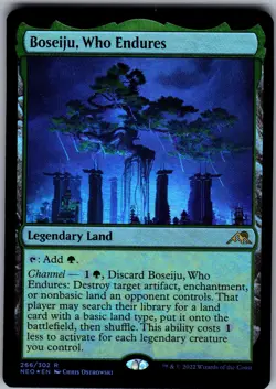 Boseiju, Who Endures Kamigawa: Neon Dynasty Foil MTG NM Magic Card - Image 1