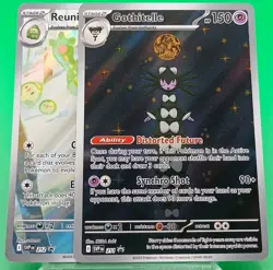 Pokemon Black Bolt And White Flare Promo Card Gothitelle 211 and Reuniclus 212 - Image 1