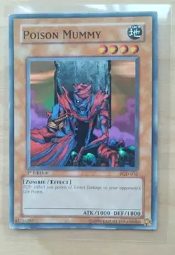Yu-Gi-Oh! Poison Mummy PGD-016 Pharaonic Guardian Common 1st Edition Card - Image 1