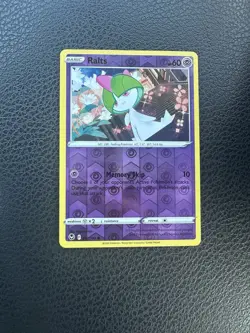 Ralts #67 2022 Sword & Shield - Silver Tempest Reverse Holo Pokemon Card - Image 2