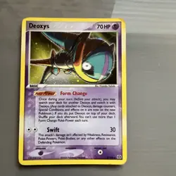 2005 Pokemon DEOXYS Ex Emerald HOLO RARE Foil Set Card 2/106 - Image 1