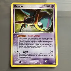2005 Pokemon DEOXYS Ex Emerald HOLO RARE Foil Set Card 2/106 - Image 3