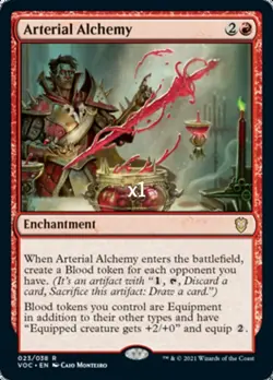 MTG Commander: Innistrad: Crimson Vow VOC Arterial Alchemy MINT - Image 1