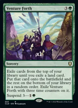 MTG Commander Legends: Battle for Baldur's Gate CLB Venture Forth MINT - Image 1