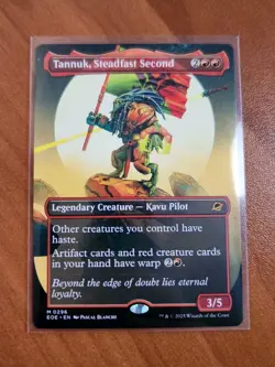 Magic MTG Tannuk, Steadfast Second EOE 0296 (Borderless) Non-Foil Mythic - Image 1
