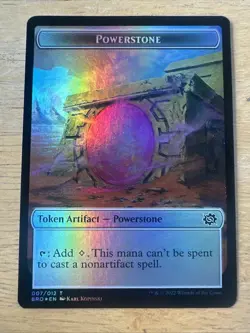 MTG Magic Transformers Commander X1 FOIL Laserbeak / Powerstone Token NM - Image 2