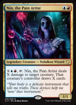 Nin, the Pain Artist - Light Play MTG Commander 2017 - Image 1