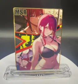 One Piece Waifu Collection Metal Gold MSR Sexy Waifu Card - Image 1
