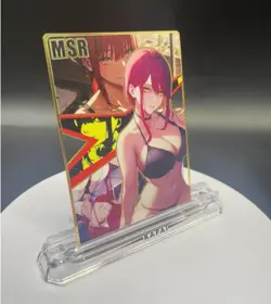 One Piece Waifu Collection Metal Gold MSR Sexy Waifu Card - Image 2