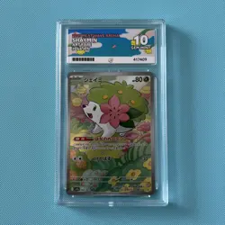 Ace 10 - Shaymin AR 066/063 Heat Wave Arena sv9a Pokemon TCG Japanese - Image 1