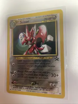 Scizor 33 Pokemon Black Star Promo LP Free Shipping - Image 1
