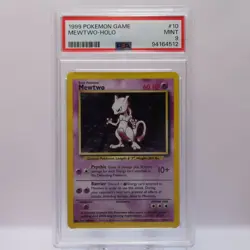 Pokemon TCG - Mewtwo 10/102 Base Set Holo Rare - PSA 9 MINT - Image 2