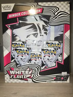 Pokemon TCG Scarlet & Violet White Flare Binder Collection - Image 1