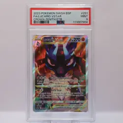 Pokemon TCG - Lucario VSTAR SWSH291 Black Star Promo - PSA 9 MINT - Image 2
