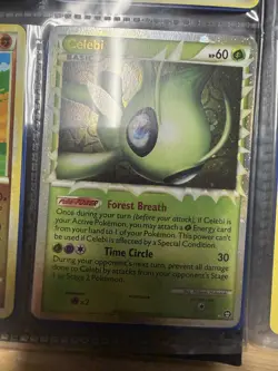 2010 Pokemon TCG HGSS Triumphant Holo Celebi Prime 92/102 LP - Image 1