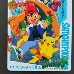 Gym Leader Rally No.111 Pokemon Carddass Anime Collection Nintendo Japanese 1999 - Image 4