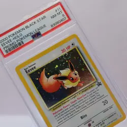 Pokemon TCG - Eevee 11 Wizards Black Star Promo - PSA 8 NM/MT - Image 1