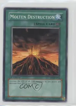 Molten Destruction 1st Ed. YuGiOh Blaze of Structure Deck #SD3-EN016 2005 - Image 1
