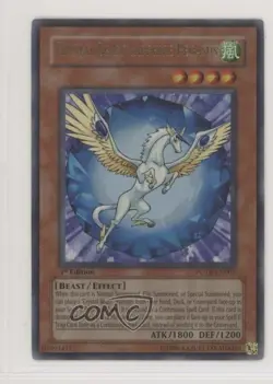 Crystal Beast Sapphire Pegasus 1st Ed. YuGiOh Force of the Breaker #FOTB-EN007 - Image 1