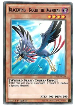 Blackwing - Kochi The Daybreak - YuGiOh Card - LC5D EN130 - Common - 1ST EDITION - Image 1
