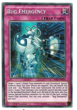 Bug Emergency - YuGiOh Card - SHVI EN074 - Common - 1ST EDITION - Image 2